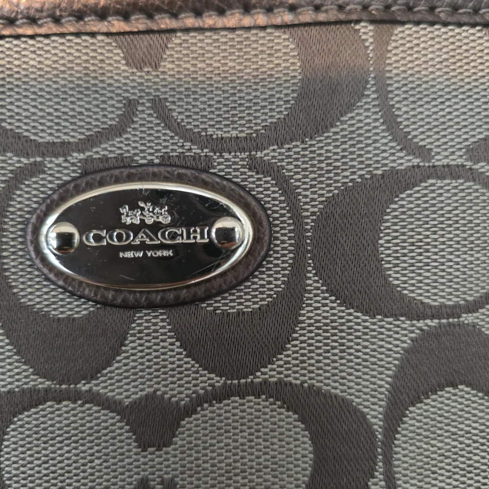 Coach Signature Canvas Brown Tote Bag